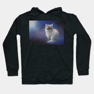 White Kitten Hoodie